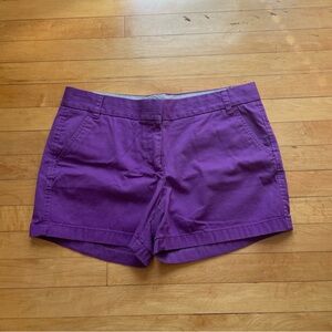 J.Crew “Broken-In Chino” royal purple shorts - 5” inseam